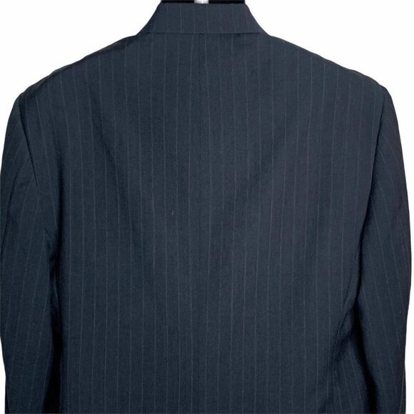 Brooks Brothers Wool Blazer Jacket 43 Navy Striped - Picture 5 of 7